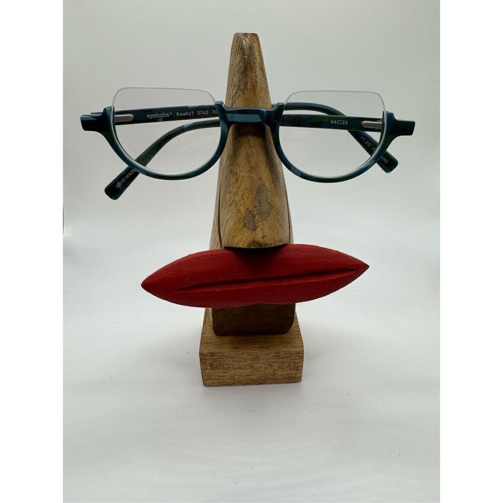 eyebobs Really? reading glasses strength 1.00 blue green pattern new without cas